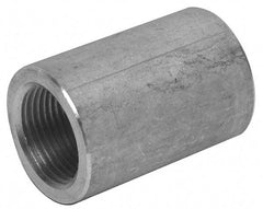 Merit Brass - 1-1/2" Grade 316/316L Stainless Steel Pipe Coupling - FNPT x FNPT End Connections, 3,000 psi - Benchmark Tooling