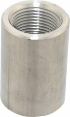 Merit Brass - 3/4" Grade 316/316L Stainless Steel Pipe Coupling - FNPT x FNPT End Connections, 3,000 psi - Benchmark Tooling