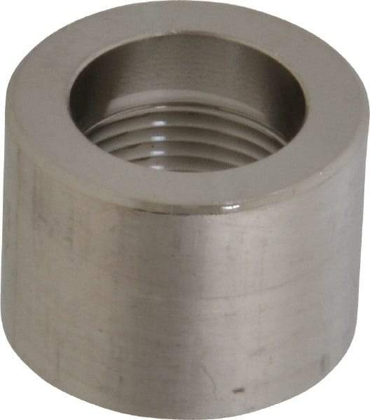 Merit Brass - 3/4" Grade 316/316L Stainless Steel Pipe Half Coupling - FNPT End Connections, 3,000 psi - Benchmark Tooling
