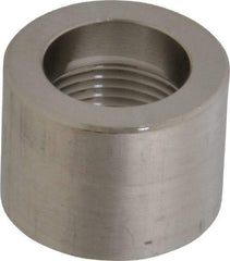 Merit Brass - 3/4" Grade 316/316L Stainless Steel Pipe Half Coupling - FNPT End Connections, 3,000 psi - Benchmark Tooling