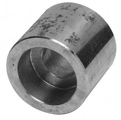 Merit Brass - 1-1/4" Grade 316 Stainless Steel Pipe Half Coupling - Socket Weld End Connections, 3,000 psi - Benchmark Tooling