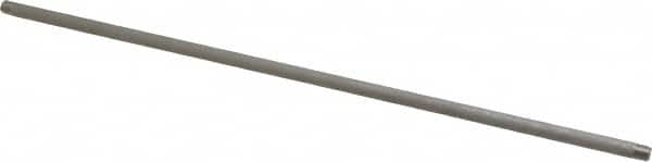 Merit Brass - Schedule 40, 1/8" Pipe x 18" Long, Grade 304/304L Stainless Steel Pipe Nipple - Welded & Threaded - Benchmark Tooling