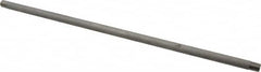 Merit Brass - Schedule 40, 1/4" Pipe x 18" Long, Grade 304/304L Stainless Steel Pipe Nipple - Welded & Threaded - Benchmark Tooling