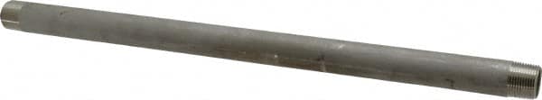 Merit Brass - Schedule 40, 3/4" Pipe x 18" Long, Grade 304/304L Stainless Steel Pipe Nipple - Welded & Threaded - Benchmark Tooling