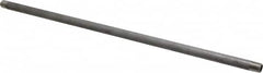 Merit Brass - Schedule 40, 1/4" Pipe x 18" Long, Grade 316/316L Stainless Steel Pipe Nipple - Welded & Threaded - Benchmark Tooling