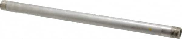 Merit Brass - Schedule 40, 3/4" Pipe x 18" Long, Grade 316/316L Stainless Steel Pipe Nipple - Welded & Threaded - Benchmark Tooling