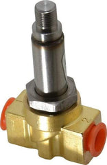 Parker - 1/4" Port, Brass Solenoid Valve - Closed, FKM Seal - Benchmark Tooling