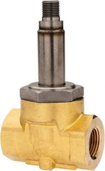 Parker - 3/8" Port, Brass Solenoid Valve - Closed, NBR Seal - Benchmark Tooling