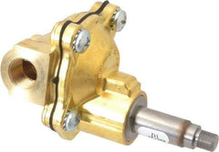 Parker - 3/8" Port, Brass Solenoid Valve - Closed, NBR Seal - Benchmark Tooling