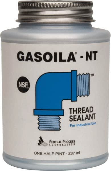 Federal Process - 8 oz Brush Top Can Dark Blue Federal Gasoila-NT - 400°F Max Working Temp - Benchmark Tooling