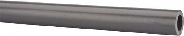 Made in USA - 1/2" Pipe, 60" Long PVC Unthreaded Plastic Pipe Nipple - 850 Max psi, 0.528" ID x 0.84" OD, Schedule 80, Gray - Benchmark Tooling
