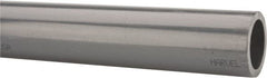 Made in USA - 1-1/4" Pipe, 60" Long PVC Unthreaded Plastic Pipe Nipple - 520 Max psi, 1.256" ID x 1.66" OD, Schedule 80, Gray - Benchmark Tooling