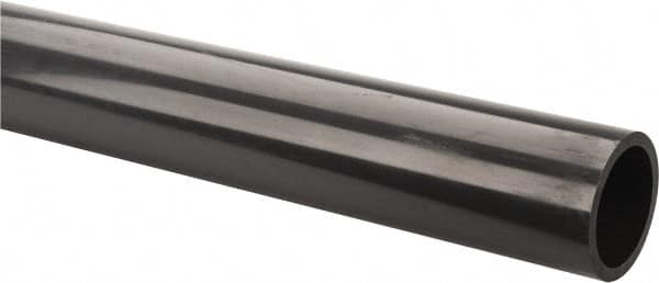 Made in USA - 3" Pipe, 60" Long PVC Unthreaded Plastic Pipe Nipple - 370 Max psi, 2.864" ID x 3-1/2" OD, Schedule 80, Gray - Benchmark Tooling