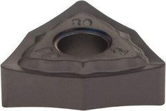 Iscar - WNMG432 PP Grade IC907 Carbide Turning Insert - 80° Trigon, 1/2" Inscr Circle, 3/16" Thick, 1/32" Corner Radius - Benchmark Tooling