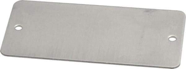 C.H. Hanson - 3 Inch Wide, Style 2, Aluminum Blank Metal Plate - 1-1/2 Inch High, 25 Pieces - Benchmark Tooling