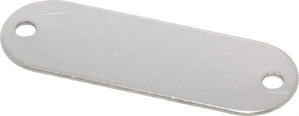 C.H. Hanson - 1-29/32 Inch Wide, Style 1, Stainless Steel Blank Metal Plate - 5/8 Inch High, 25 Pieces - Benchmark Tooling