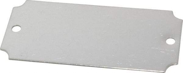 C.H. Hanson - 3-1/16 Inch Wide, Style 3, Stainless Steel Blank Metal Plate - 1-7/16 Inch High, 10 Pieces - Benchmark Tooling