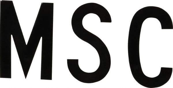 Made in USA - Letter Label - Legend: Complete Set, English, Black - Benchmark Tooling