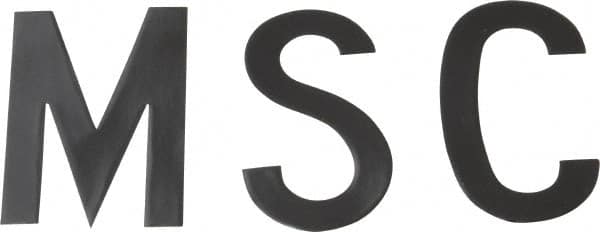 Made in USA - Letter Label - Legend: Letter Set, English, Black - Benchmark Tooling