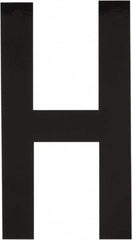 Made in USA - Letter Label - Legend: H, English, Black - Benchmark Tooling