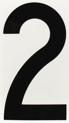 Made in USA - Number Label - Legend: 2, English, Black - Benchmark Tooling