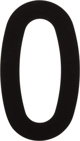 Made in USA - Number Label - Legend: 0, English, Black - Benchmark Tooling