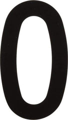 Made in USA - Number Label - Legend: 0, English, Black - Benchmark Tooling