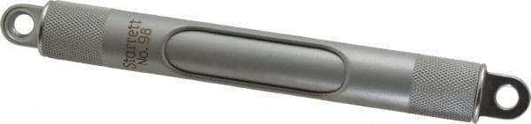 Starrett - 8" Long x 3/4" Wide, Level Replacement Tube and Plug - Black, Use With 98-8 Machinists' Levels - Benchmark Tooling