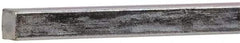 Made in USA - 12" Long x 3/16" High x 3/16" Wide, Zinc-Plated Key Stock - Low Carbon Steel - Benchmark Tooling