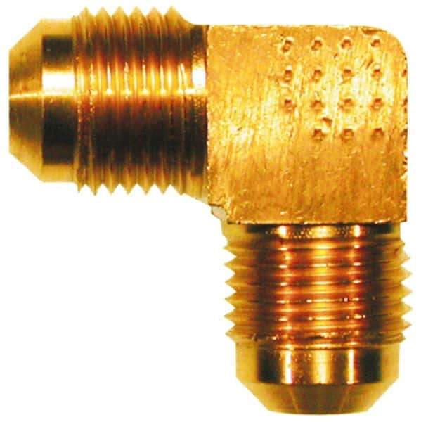 Cerro - 5/8" Tube OD, 45° Brass Flared Tube Union Elbow - Flare x Flare Ends - Benchmark Tooling