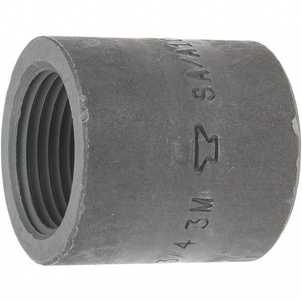 Made in USA - Size 3/4", Class 3,000, Forged Carbon Steel Black Pipe End Cap - 925 psi, Threaded End Connection - Benchmark Tooling