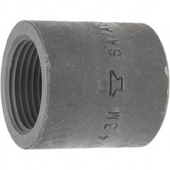 Made in USA - Size 3/4", Class 3,000, Forged Carbon Steel Black Pipe End Cap - 925 psi, Threaded End Connection - Benchmark Tooling
