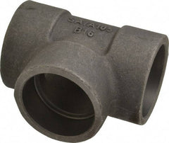 Made in USA - Size 2", Class 3,000, Forged Carbon Steel Black Pipe Tee - 925 psi, Socket Weld End Connection - Benchmark Tooling