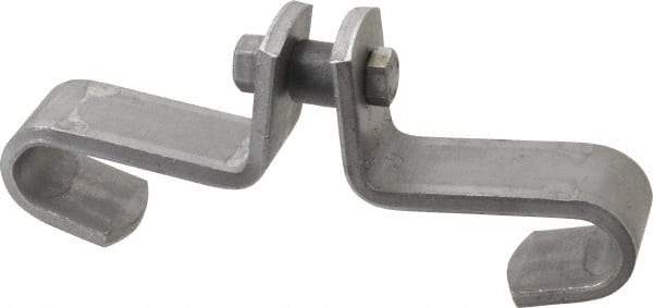 Made in USA - 3/8" Rod Center Beam Clamp - 1,000 Lb Capacity, Carbon Steel - Benchmark Tooling