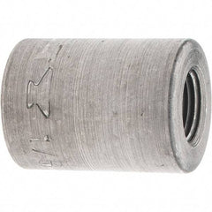 Made in USA - Size 1/8", Class 150, Malleable Iron Black Pipe Coupling (Right Hand) - 150 psi, Threaded End Connection - Benchmark Tooling