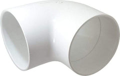 Value Collection - 6" PVC Plastic Pipe 90° Elbow - Schedule 40, Slip x Slip End Connections - Benchmark Tooling
