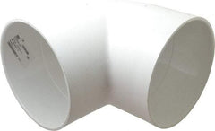 Value Collection - 8" PVC Plastic Pipe 90° Elbow - Schedule 40, Slip x Slip End Connections - Benchmark Tooling