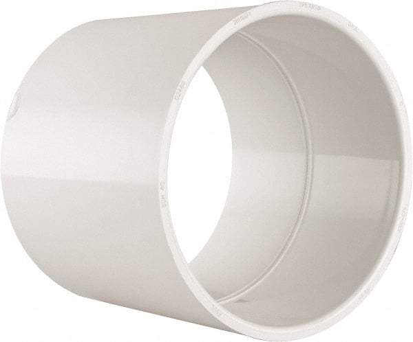 Value Collection - 6" PVC Plastic Pipe Coupling - Schedule 40, Slip x Slip End Connections - Benchmark Tooling