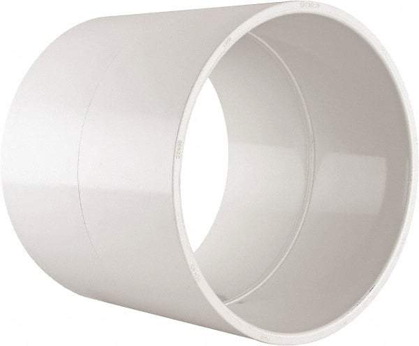 Value Collection - 8" PVC Plastic Pipe Coupling - Schedule 40, Slip x Slip End Connections - Benchmark Tooling