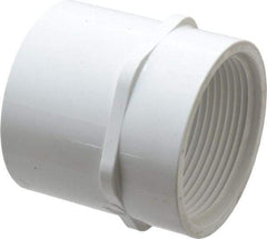 Value Collection - 2-1/2" PVC Plastic Pipe Female Adapter - Schedule 40, Slip x FIPT End Connections - Benchmark Tooling
