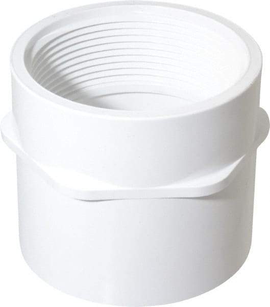 Value Collection - 3" PVC Plastic Pipe Female Adapter - Schedule 40, Slip x FIPT End Connections - Benchmark Tooling
