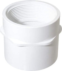 Value Collection - 3" PVC Plastic Pipe Female Adapter - Schedule 40, Slip x FIPT End Connections - Benchmark Tooling