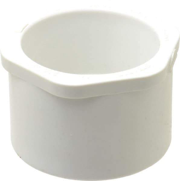 Value Collection - 2-1/2 x 2" PVC Plastic Pipe Bushing - Schedule 40, Spig x Slip End Connections - Benchmark Tooling