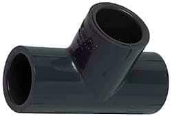 Value Collection - 6" PVC Plastic Pipe Tee - Schedule 40, Slip x Slip x Slip End Connections - Benchmark Tooling