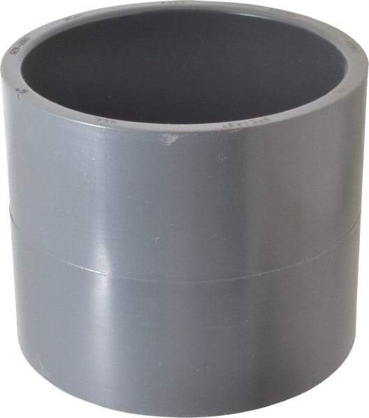 Value Collection - 6" PVC Plastic Pipe Coupling - Schedule 80, Slip x Slip End Connections - Benchmark Tooling