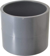 Value Collection - 6" PVC Plastic Pipe Coupling - Schedule 80, Slip x Slip End Connections - Benchmark Tooling