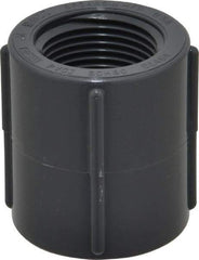 Value Collection - 3/4" PVC Plastic Pipe Coupling - Schedule 80, FIPT x FIPT End Connections - Benchmark Tooling