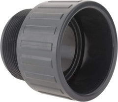 Value Collection - 3" PVC Plastic Pipe Male Adapter - Schedule 80, Slip x MIPT End Connections - Benchmark Tooling
