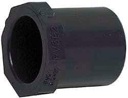 Value Collection - 8 x 4" PVC Plastic Pipe Bushing - Schedule 40, Spig x Slip End Connections - Benchmark Tooling