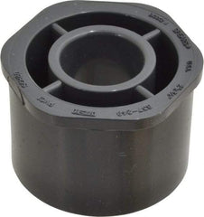 Value Collection - 2 x 3/4" PVC Plastic Pipe Bushing - Schedule 80, Spig x Slip End Connections - Benchmark Tooling